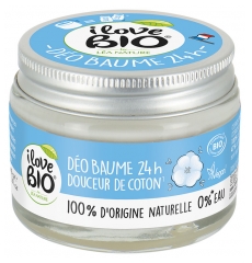 Deodorant Balsam I Love Bio 24H Dulceața Bumbacului Bio 40 g