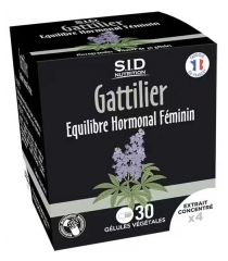 S.I.D Nutrition Gattilier 30 G&eacute;lules V&eacute;g&eacute;tales