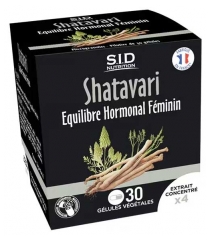 S.I.D Nutrition Shatavari 30 G&eacute;lules V&eacute;g&eacute;tales