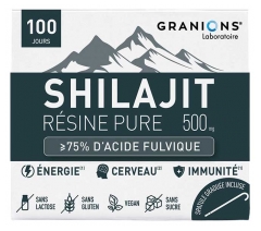 Granions Pure Shilajit Resin 500 mg 50 g