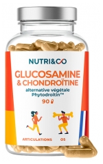 Nutri&amp;Co Glucozamină &amp; Condroitină 90 Capsule
