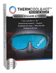 Bausch + Lomb ThermCool &amp; Hot Masque Oculaire &amp; Tempes 1 Poche de Billes
