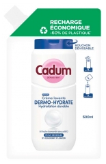 Cadum Pitk&auml;kestoinen Kosteuttava Suihkuvoide Eco-t&auml;ytt&ouml;pakkaus 500 ml