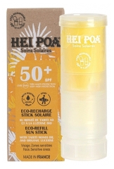 Hei Poa Stick Solaire Visage et Zones Sensibles &Eacute;co-Recharge SPF50+ 15 g