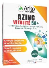 Arkopharma Azinc Vitaliteetti 50+ 30 Tablettia