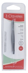 3 Claveles Pinzas Punta de Cangrejo Negro 8 cm