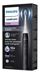 Escova de Dentes El&eacute;trica Philips Sonicare 6100 HX7401/01 Preta