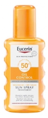 Eucerin Sun za&scaron;čitni sprej za sončenje brez olja, prozoren SPF50+ 200 ml
