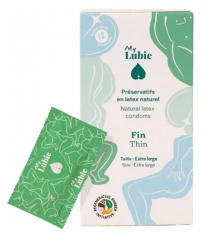 My Lubie Pr&eacute;servatifs en Latex Naturel Fin Extra Large 12 Pr&eacute;servatifs