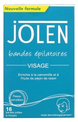 Jolen Bandas Depilatorias Rostro 16 Bandas