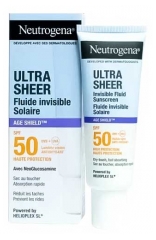 Neutrogena Ultra Sheer Fluido Invisibile Solare Age Shield SPF50 50 ml