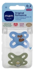 MAM 2 Chupetas Original Nascimento 0-2 Meses
