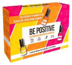 Be Positive Coffret Eaux de Parfum Essences Vitamin&eacute;es Optimism Love &amp; Harmony Bio 2 x 15 ml + 15 Offert