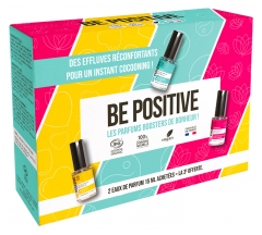 Be Positive Zestaw W&oacute;d Perfumowanych Kojące Aromaty Relax Love & Harmony Bio 2 x 15 ml + 15 ml gratis