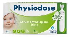 Physiodose Sterilt Fysiologisk Serum 40 Vegetabilske Enkeldoser 5 ml