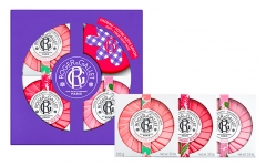 Roger &amp; Gallet Coffret Trio Savons Bienfaisants + Bo&icirc;te &agrave; Savon Offerte