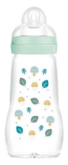 MAM Biberon Sticlă Premium 260 ml 2 Luni și + Debit 2 Mediu