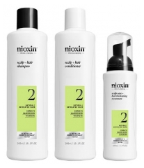 Nioxin Komplet proti izpadanju las System 2 za naravne lase s povečanim izpadanjem