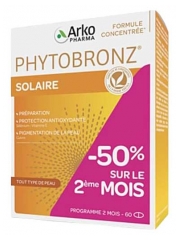 Arkopharma Phytobronz 60 Capsules of which 10 Capsules Free