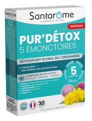 Santarome Pur'D&eacute;tox 5 &Eacute;monctoires 30 G&eacute;lules
