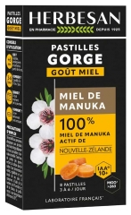 Herbesan Manuka Honing Keelpastilles 100% IAA Honing 10+ 8 Pastilles