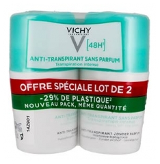 Vichy Antiperspiranttik&auml;sittely 48H Pakkaus 2 x 50 ml