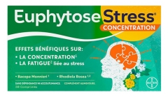 Bayer Santé Bayer Euphytose Stress Concentration Fatigue Bacopa et Rhodiola 30 Comprimés