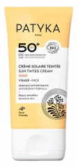 PATYKA F&auml;rgad Solskyddskr&auml;m Ansikte SPF50+ Ekologisk 40 ml