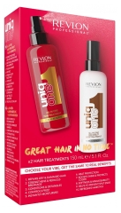 Revlon Professional UniqOne Traitement Capillaire Tout-En-Un 150 ml + Traitement Capillaire Tout-En-Un Parfum&eacute; Coconut 150 ml