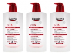 Eucerin pH5 Cleansing Gel 1L x 3