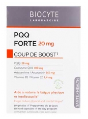Biocyte PQQ Forte 20 mg Coup de Boost 10 G&eacute;lules