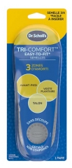 Scholl Palmilhas Tri-Comfort Easy-to-Fit Mulher 1 Par
