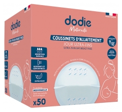 Dodie Coussinets d'Allaitement Ultra-Fins Jour 50 Coussinets