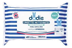 Dodie Kompostowalne Chusteczki Oczyszczające 60 Dużych Chusteczek