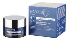 Incarose Longevity Night Rituals Cr&egrave;me de Nuit R&eacute;g&eacute;n&eacute;rante et Liftante 50 ml