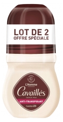 Cavaill&egrave;s Homme Anti-Transpirant 48H Roll-On Lot de 2 x 150 ml
