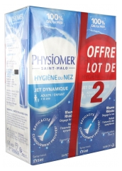 Physiomer Nasalhygien Dynamisk Str&aring;le Paket med 2 x 135 ml