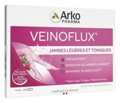 Arkopharma Veinoflux Piernas Ligeras y Tonificadas 30 Cápsulas