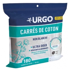 Urgo Non-Bleached Cotton Squares 10 x 8cm 180 Squares