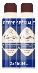 Rog&eacute; Cavaill&egrave;s Deodorante Absorb+ Uomo 48H Lotto di 2 x 150 ml