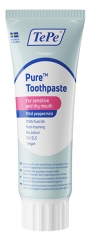 TePe Pure Pastă de dinți pentru Gură Uscată și Sensibilă cu Mentă Dulce 75 ml