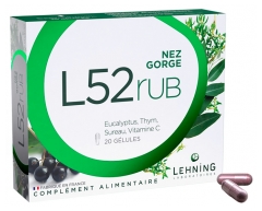 Laboratoires Lehning L52 Rub Nez Gorge 20 Kapsułek