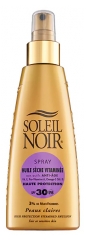 Soleil Noir Vitaminiserad Torr Olja SPF30 Spray 150 ml