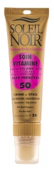 Soleil Noir Soin Vitamin&eacute; Cr&egrave;me SPF50 20 ml + Stick SPF30 2 g