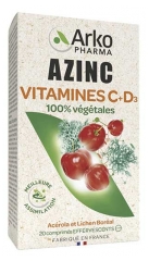 Arkopharma Azinc Vitamines C + D3 20 Comprim&eacute;s Effervescents