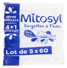 Mitosyl vodni robčki, paket 4 x 60 robčkov + 60 robčkov gratis