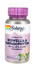 Solaray Boswellia & Dj&aelig;vleklo 60 Vegetabilske Kapsler