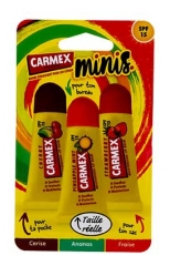 Carmex Lip Balm Mini Tubes SPF15 3 x 5 g