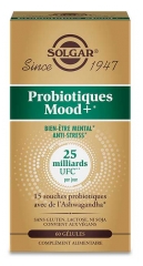 Solgar Probiotici Mood+ Benessere Mentale Anti-Stress 60 Capsule
