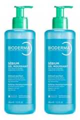 Bioderma S&eacute;bium Purifying Cleansing Foaming Gel 400ml x 2